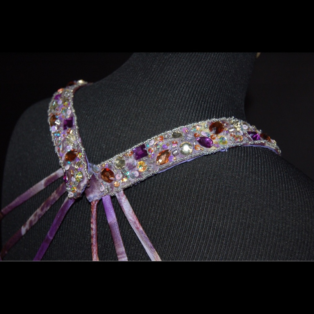Sale! Purple Animal Print Prom Dress! - Picture 3 of 3